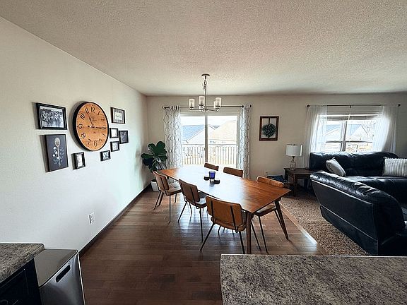 hardwood dining room