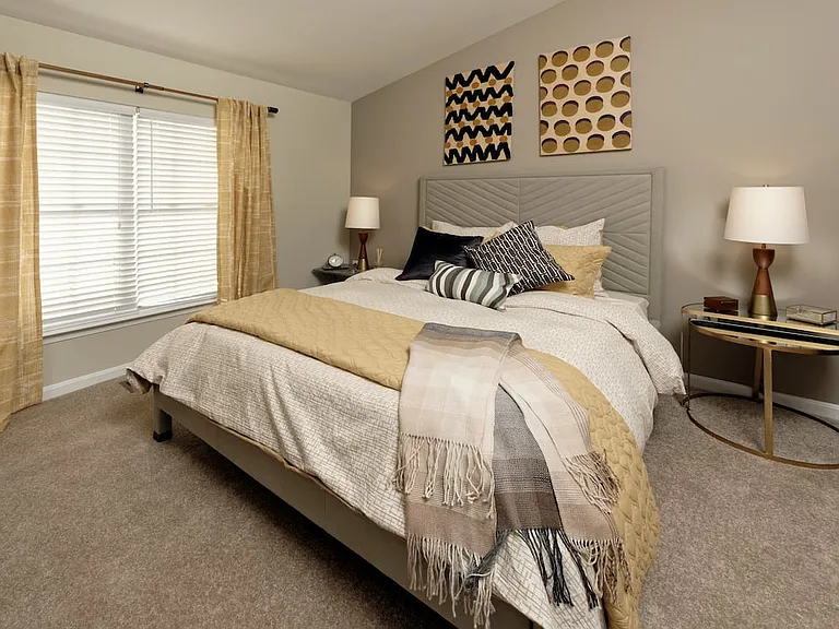 Classic Package I bedroom with carpeted flooring