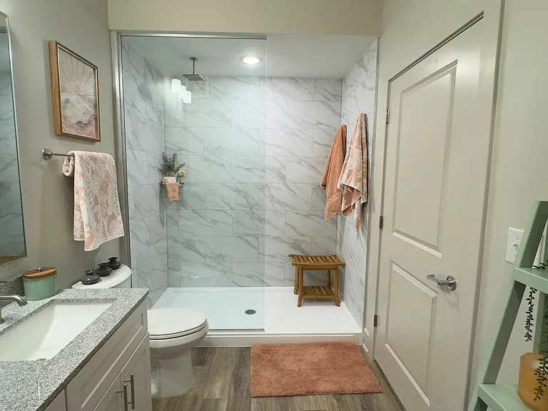 Immerse Yourself in Luxury: Main Bath with Walk-In Shower
