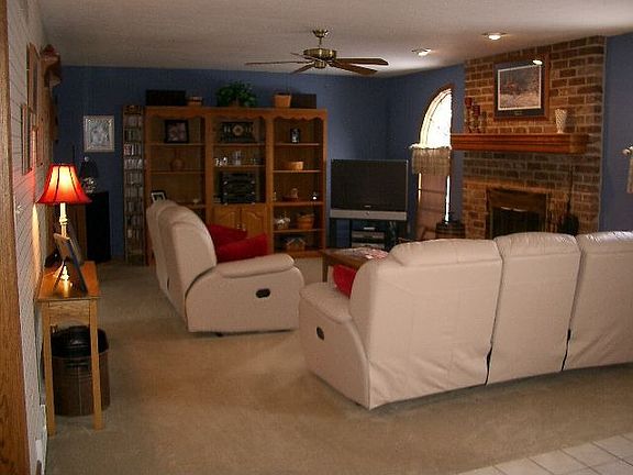 spacious family room