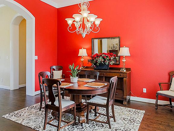 Dining room can accommodate large furniture pieces or a more intimate set, your choice!