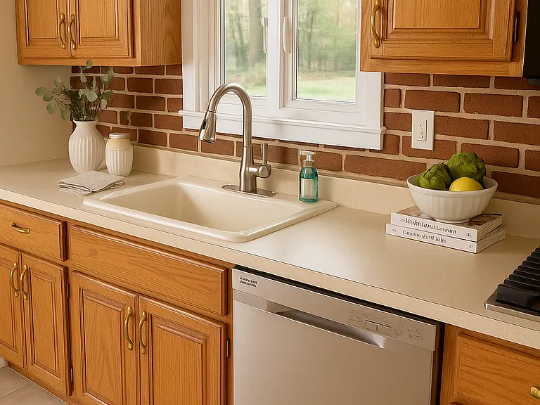 Virtually staged- Kitchen