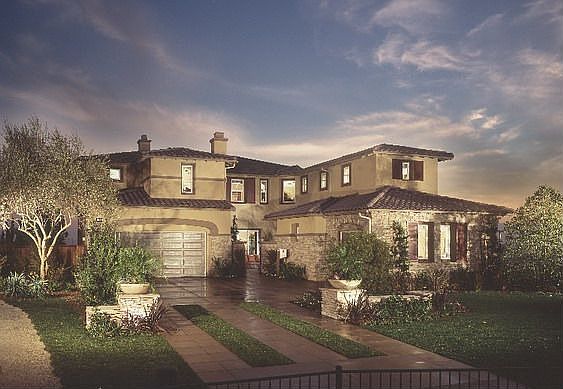 Exterior of model home