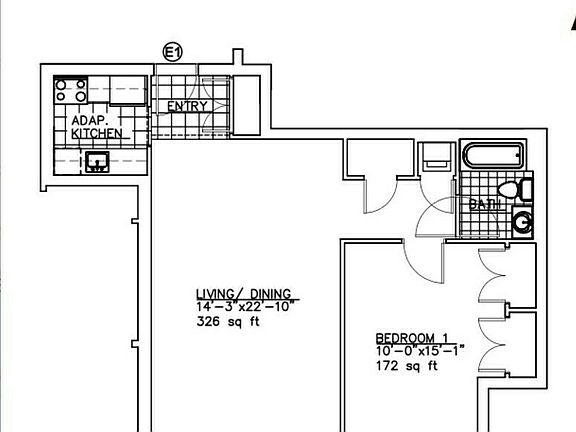 2nd image of 261 W 112th St APT 1E