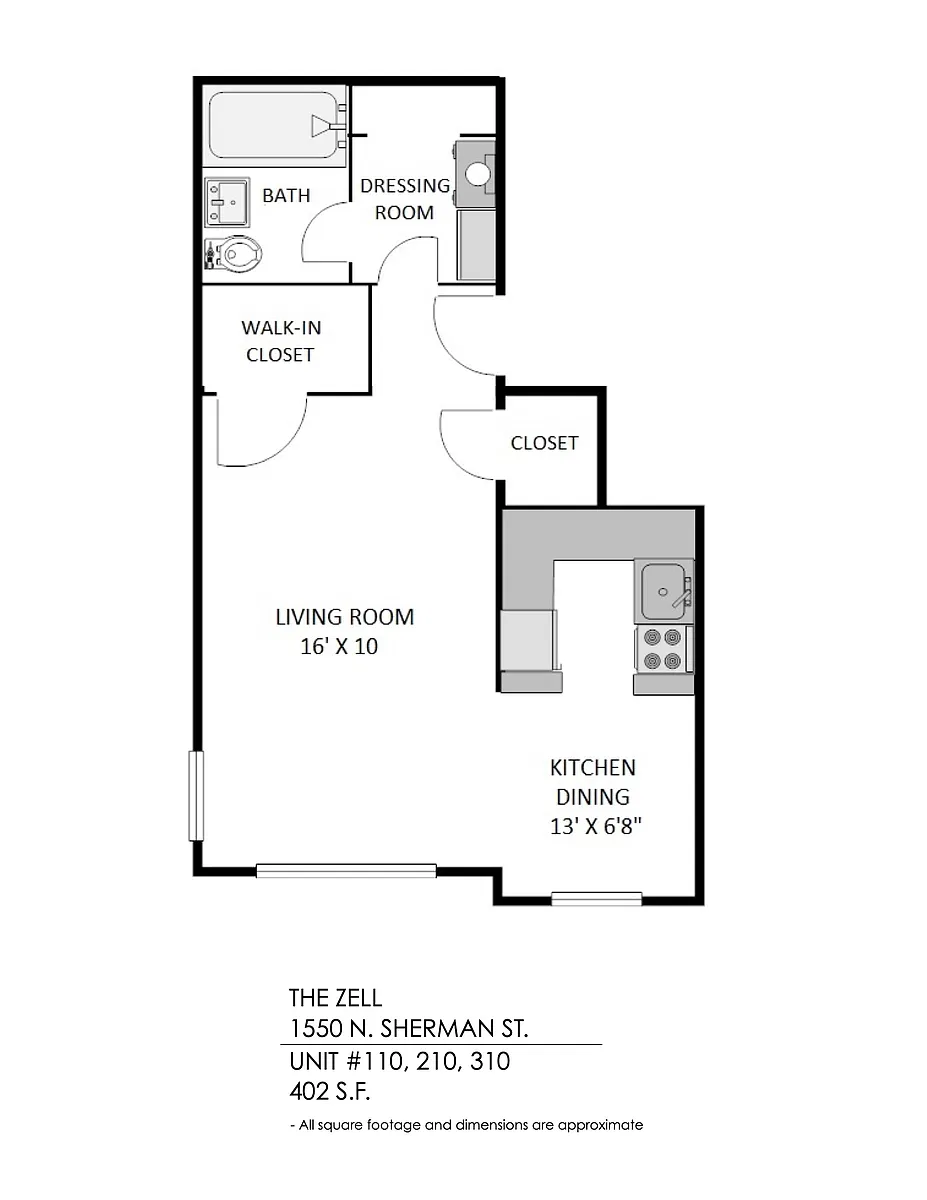 Floor plan Studio