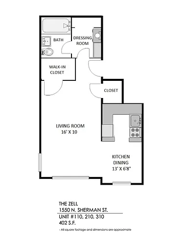 Floor plan Studio
