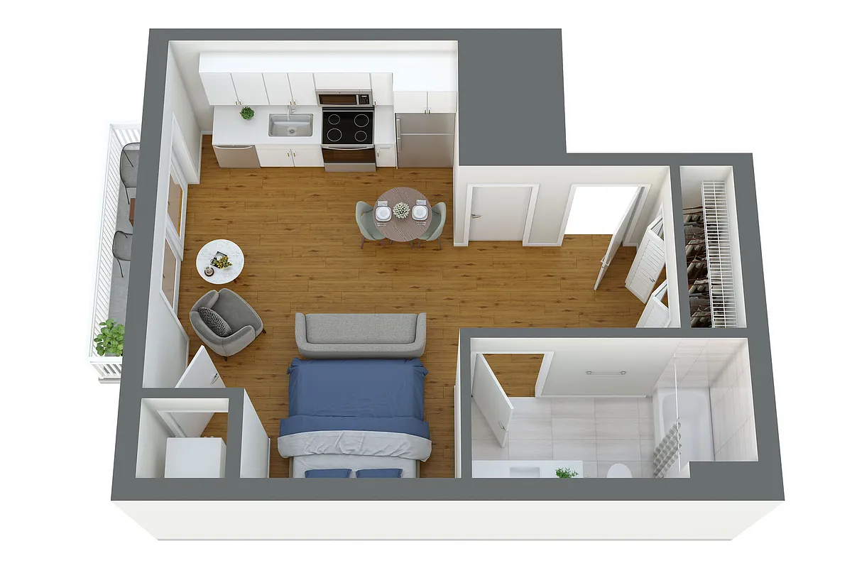 Floor plan S3 Studio