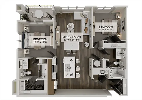 Floor plan Paseo (B3)