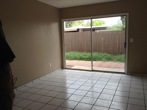 All new flooring patio door to yard