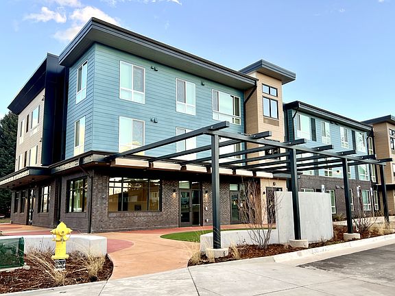 Exterior of 14001 E Colorado Drive, the new building ("the Flats") at Residences at Willow Park.