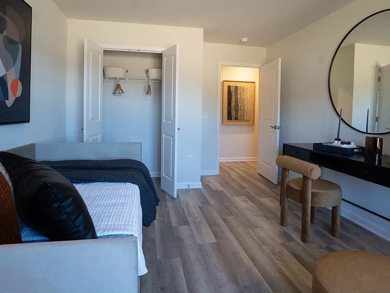 Additional bedroom on the second floor, with closet and tons of natural light.