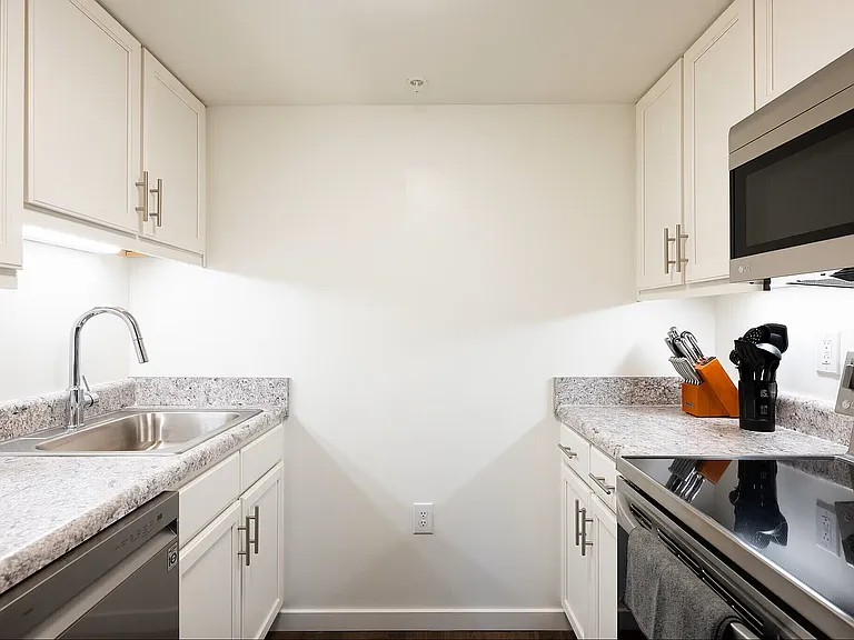 Kitchen With Stainless Steal Appliances