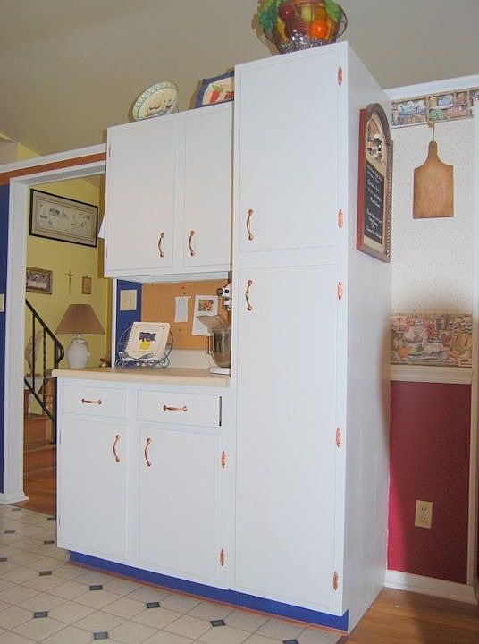 Extra cabinets in kitchen