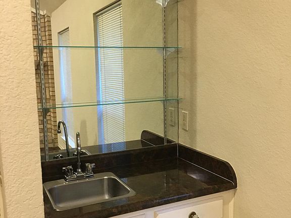 Wet bar in living room