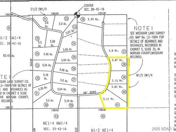 Lots 37 41 Chas Merkle Ests, Barnett, MO 65011