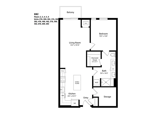 Floor plan BB2