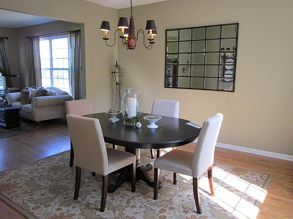 Spacious DR w/ window overlooking back yard