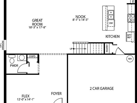 Elevation E - 1st Floor