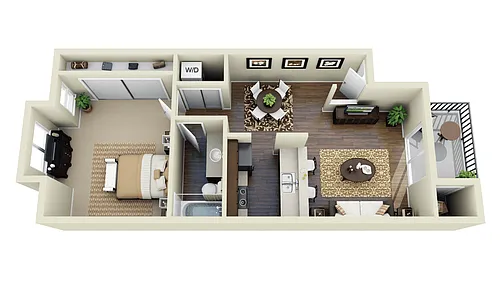 Floor plan A3 Renovated