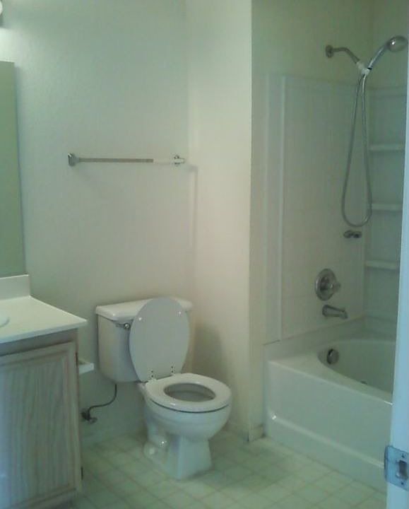 Partial bathroom view