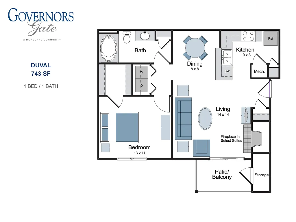 Floor plan Duval