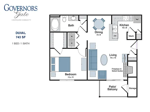 Floor plan Duval