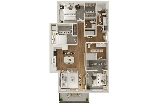 Floor plan Crane