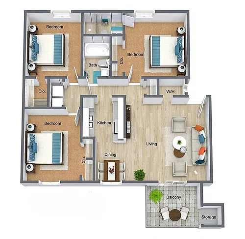 Floor plan Willow- 32Z