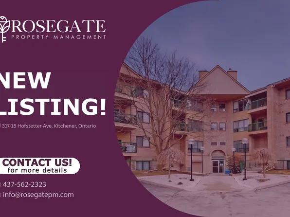 15 Hofstetter Ave #317, Kitchener, ON N2A 3Z7