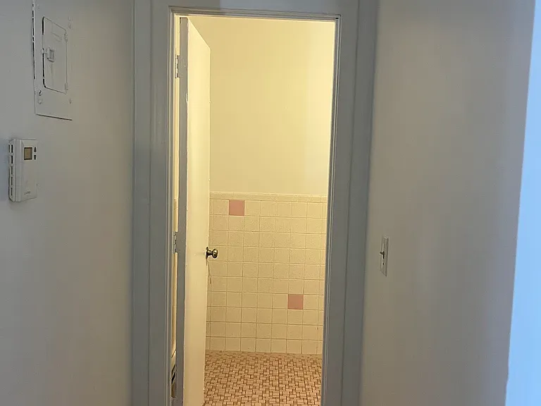 Freshly painted hallway