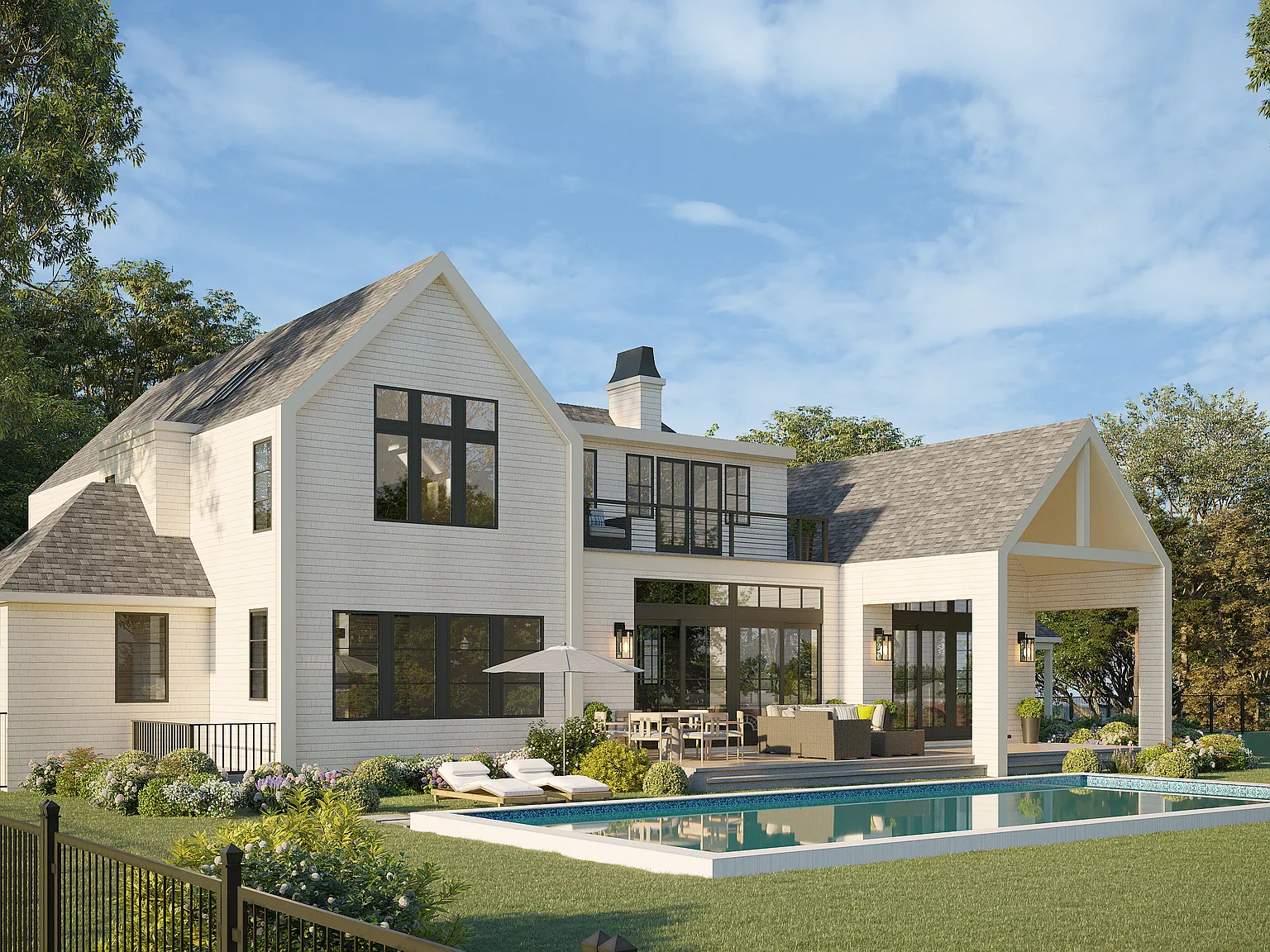 New Contemporary Luxury Rental in East Hampton — Photo 1