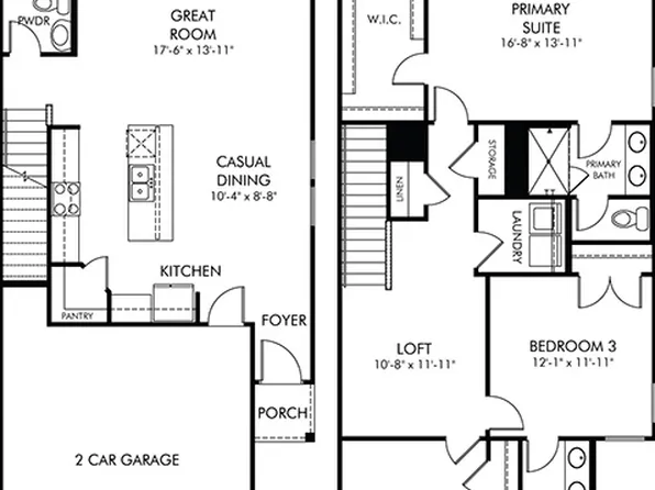 Opal Plan, Northbrook Village Townes