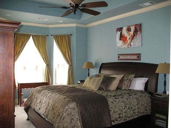 Master bedroom with sitting area