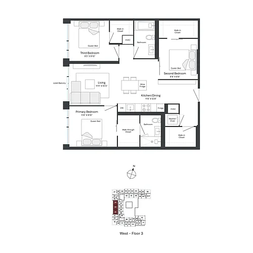 Floor plan W0323