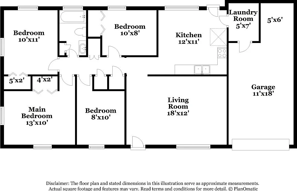 4 bed, 1.0 bath, 1025 sqft, $1,500 — Photo 2