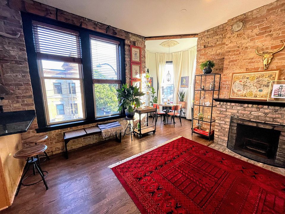Main living space, enough room for additional dining table