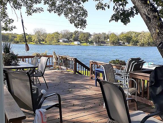Deck and view of lake