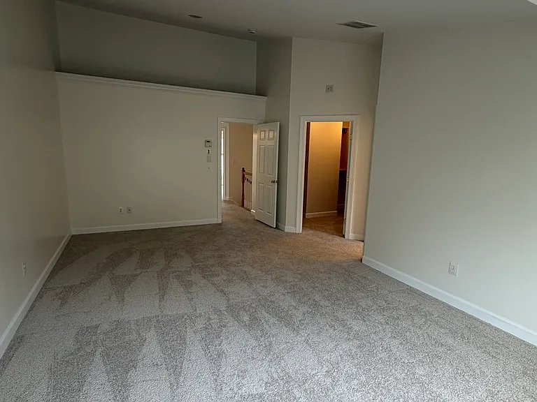 View back towards the door and closet