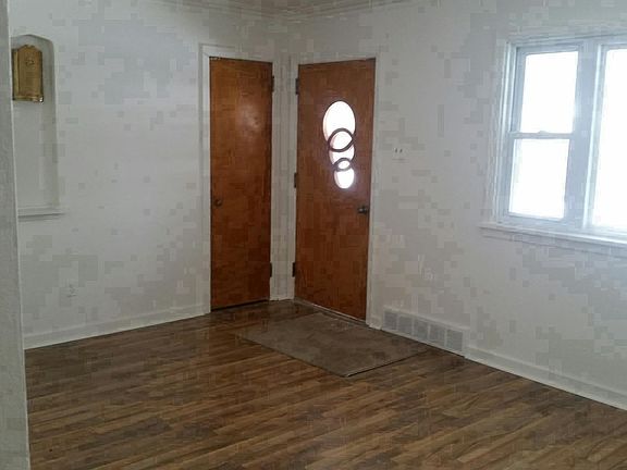 Living room with hardwood floor