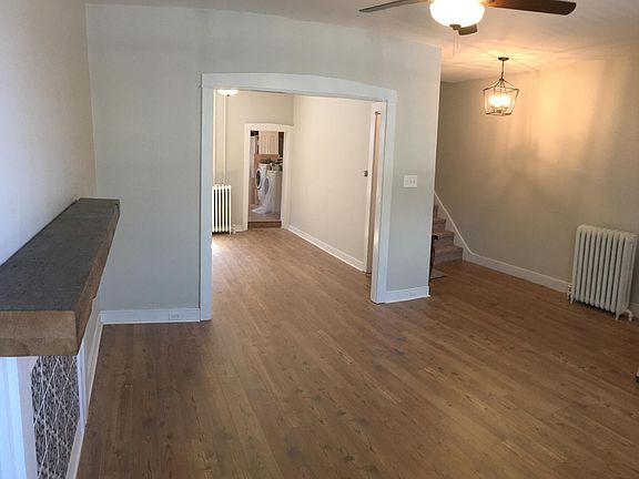 Looking into dining room