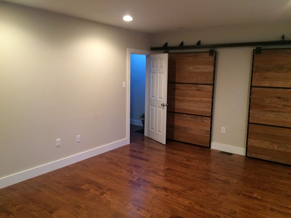 Master Bedroom, partial view of custom closets