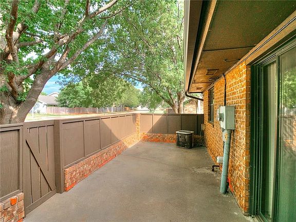 Enjoy your mornings or unwind in the evenings on your private patio.  Just the right size for a few chairs and table, add some color with a nice outdoor rug and some potted plants....can you picture it?