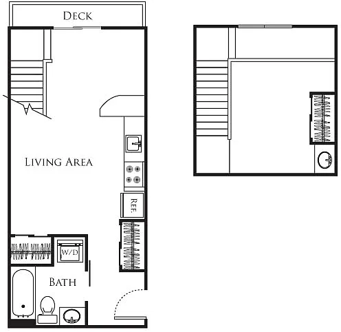 Floor plan Micro Studio - C1b 701