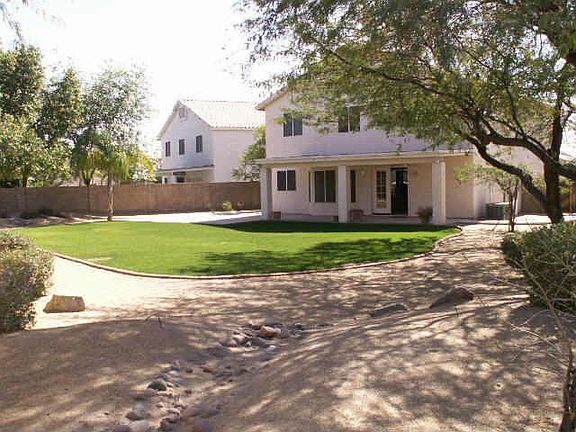 Oversized patio with french doors