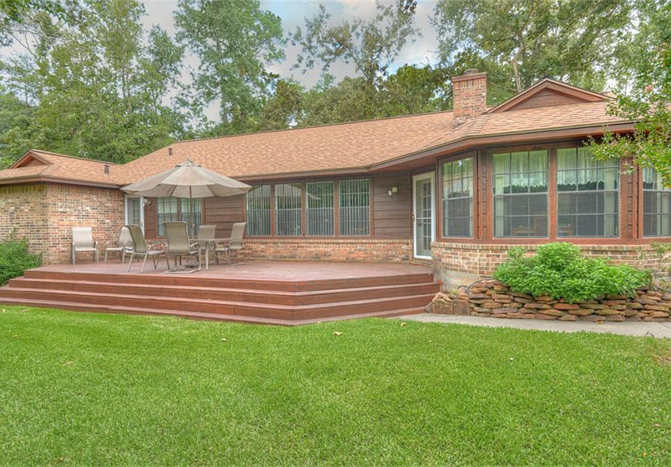 The huge deck has space for a dining table, grilling and is perfect for entertaining family and frie