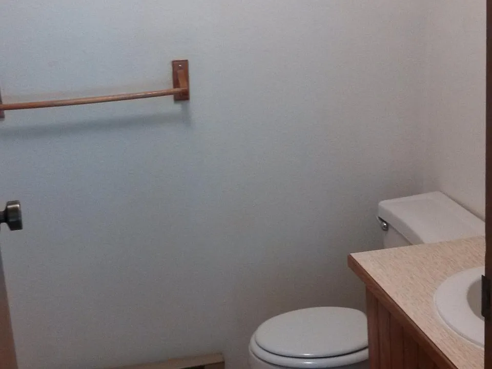 Bathroom with tub and shower