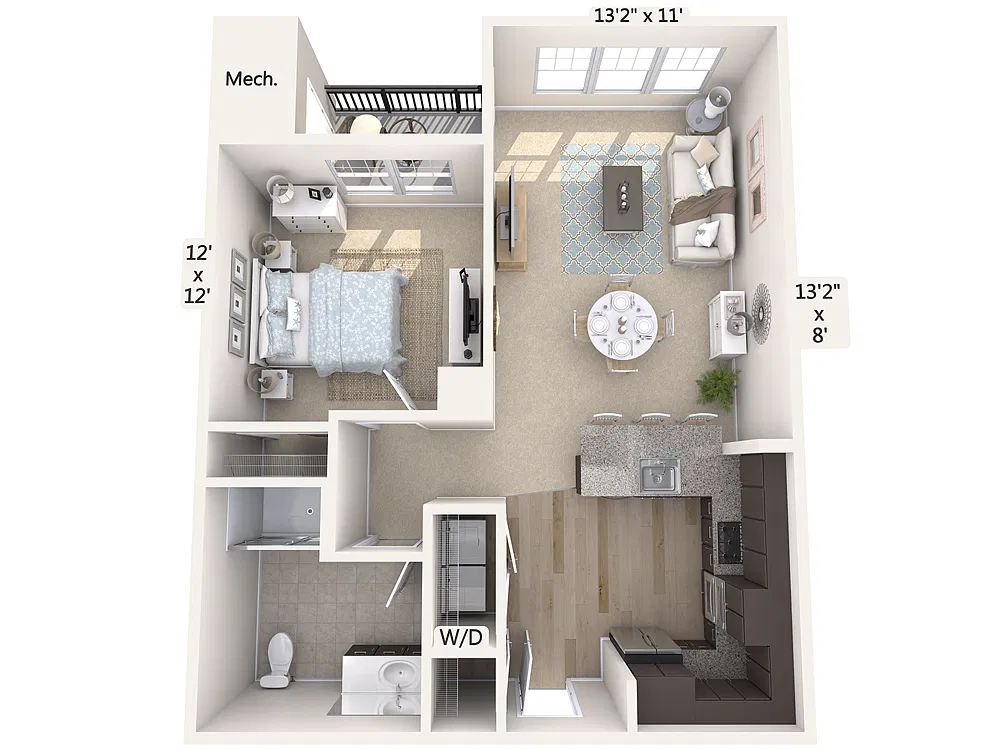 Floor plan A3-HP-809sq-Black