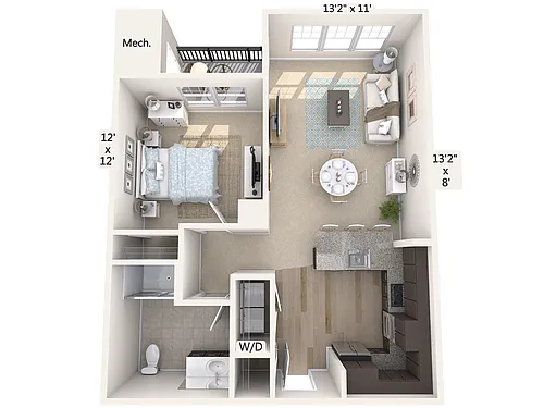 Floor plan A3-HP-809sq-Black