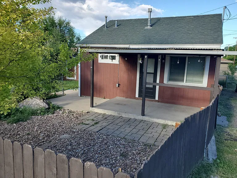 Outside front of bungalow