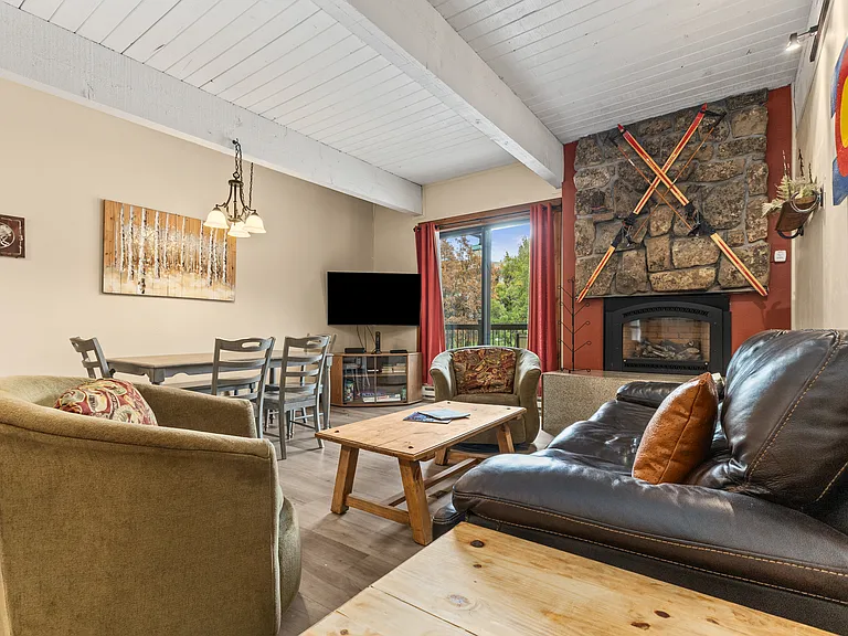 View of Living area into Dining area